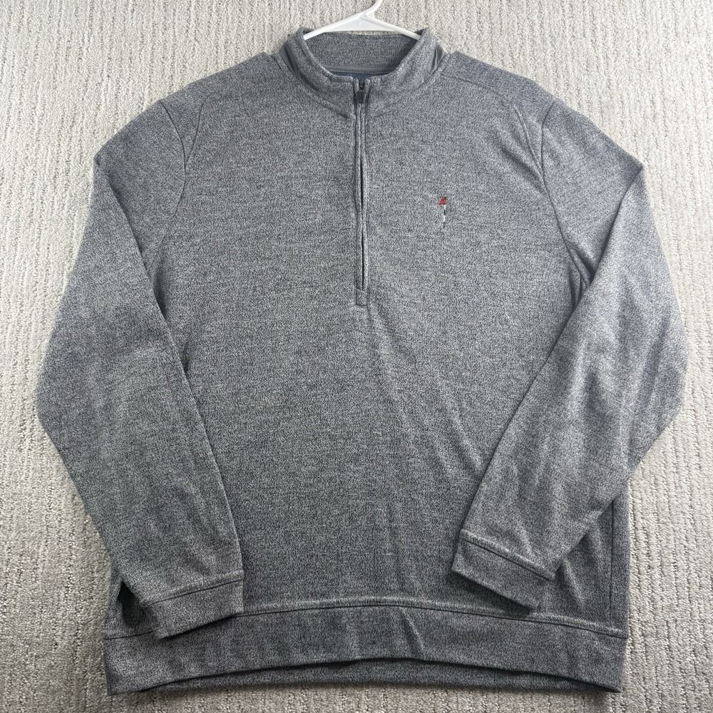 Johnnie-O 1/4 Zip Men's Size Large Grey Golf Pullover